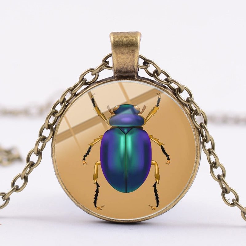 Egyptian Beetle Necklace Pendants