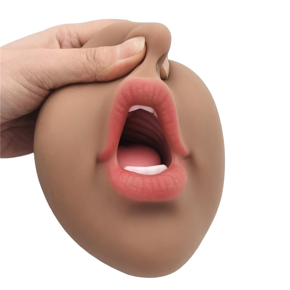 New 3D Mouth Blowjob Male Masturbator
