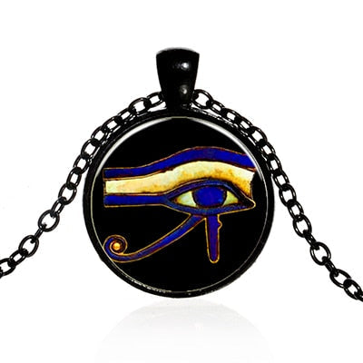 Ancient God Horus Eye Necklace Amulet
