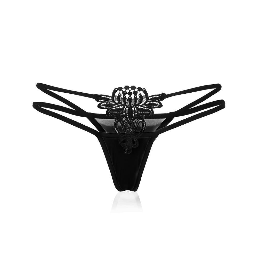 Lace G-String Butterfly Floral Thong