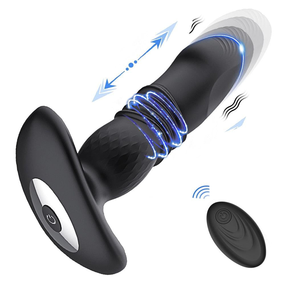Telescopic Vibrating Butt Plug