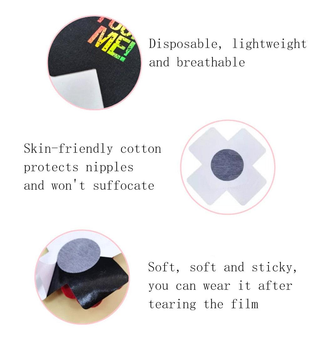 Multicolor Nipple Stickers