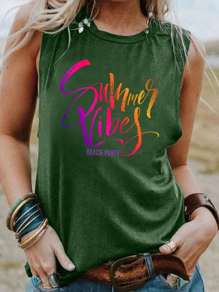 Summer Vibes BEACH PARTY Tank Top
