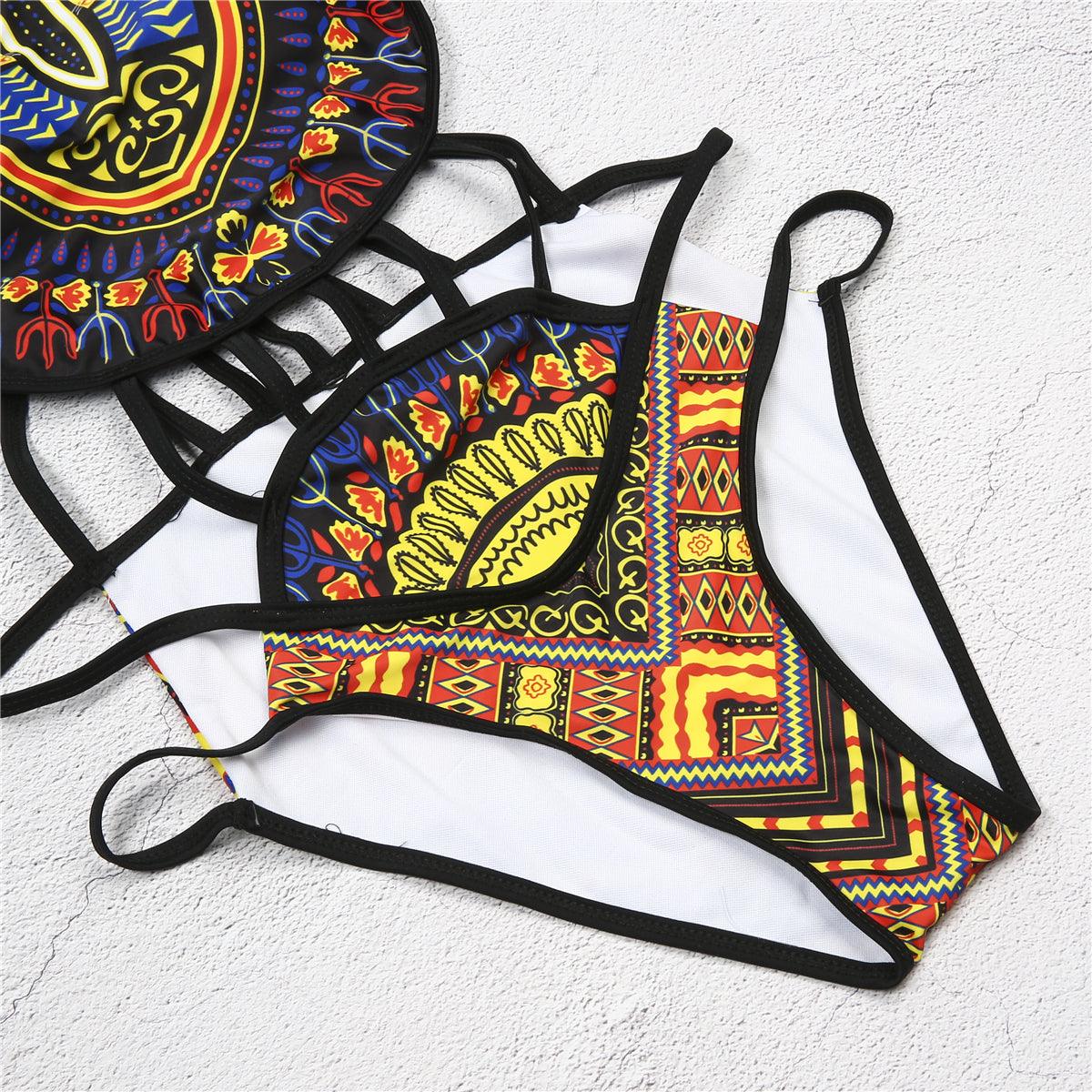 African Printed Monokini