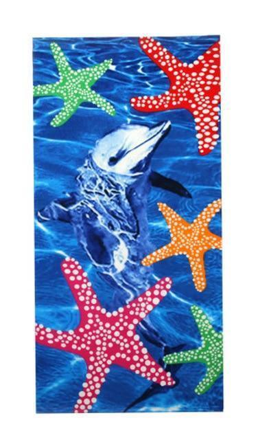 Summer Microfiber Printed  Beach Towels, Various Designs