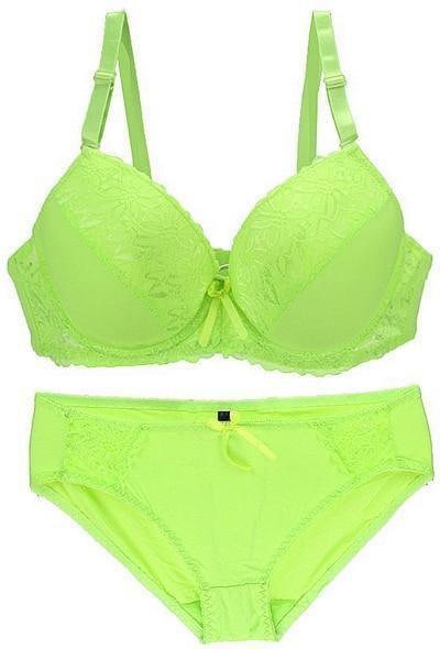 Lace Push Up Bra & Panty Set - Bra & Panties Sets